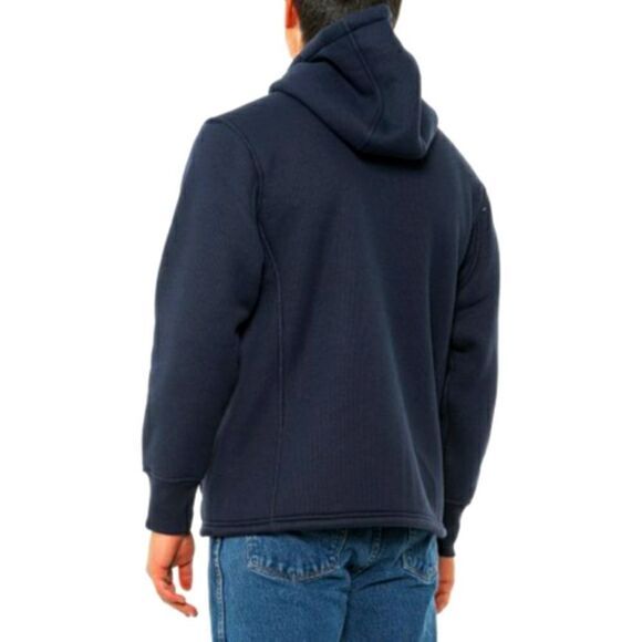 Smith's Workwear Sherpa-Lined Hooded Thermal Shirt Jacket Sz L - Picture 2 of 13